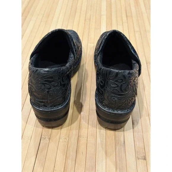 BOC Born Concept Peggy Paisley Gray Black Professional Clogs Women’s Sz 11 W - Picture 5 of 12